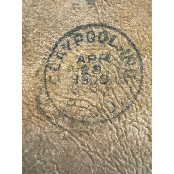 Antique Ephemera 1908 Leather Postcard Humor Being Rich Greeting Posted Stamped - Picture 6 of 6